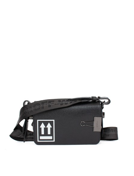 binder clip leather shoulder bag