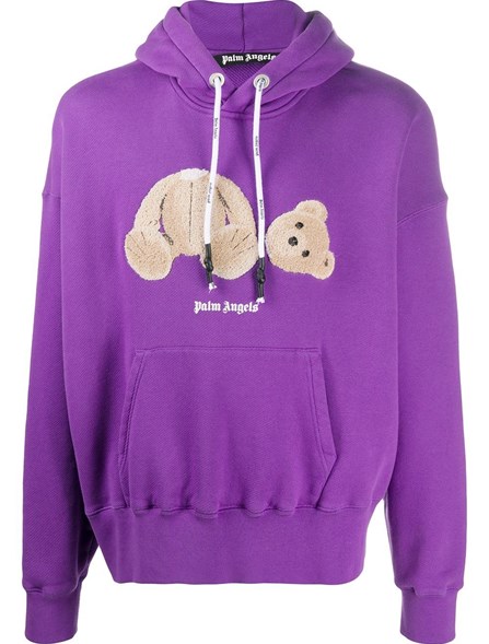 palm angels teddy bear hoodie