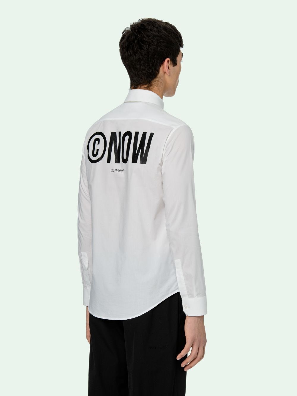 off white tuxedo tee