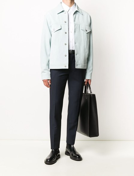 alexander mcqueen buckle shirt