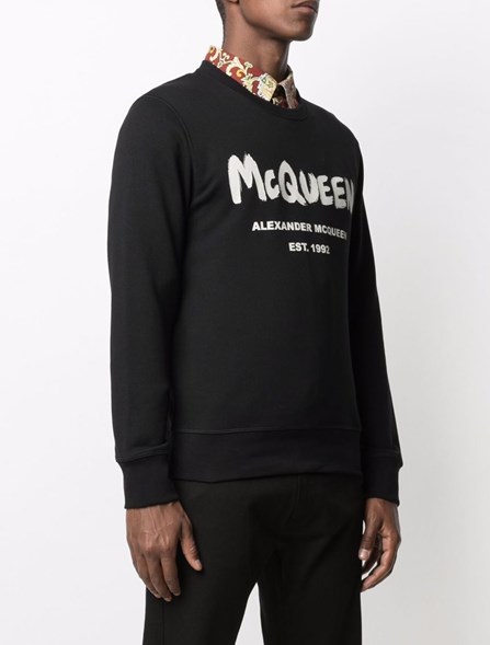 ALEXANDER MCQUEEN ロゴプリントスウェットシャツ | Dante5.com