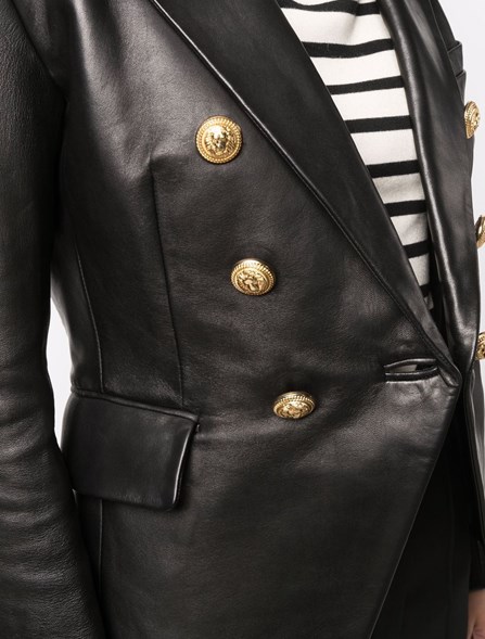 BALMAIN blazer in pelle | Dante5.com WF1SG000L1580PA