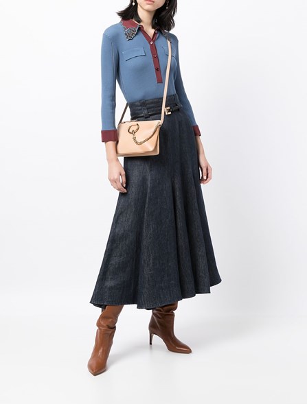 CHLOE' BORSA A SPALLA CON ZIP \