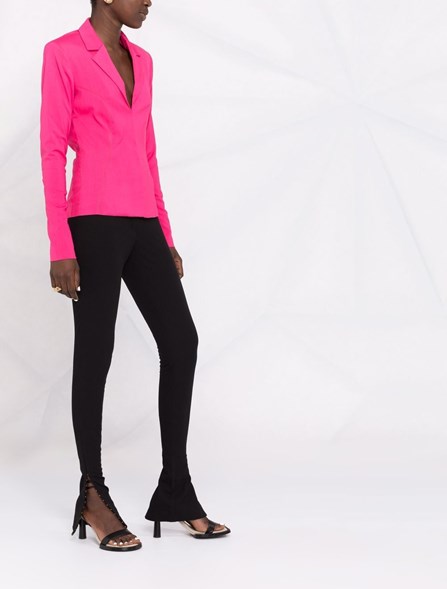 JACQUEMUS - STRETCH VISCOSE AND FLARE PANTS