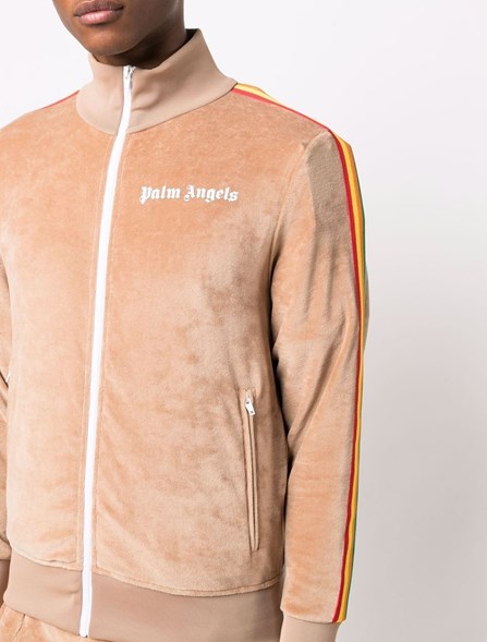 PALM ANGELS FELPA IN CINIGLIA LOGO | Dante5.com PMBD001F21FAB0086001