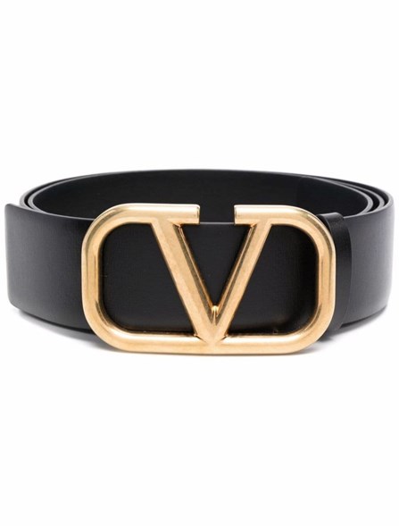 Shop Valentino Garavani VLogo Python Belt