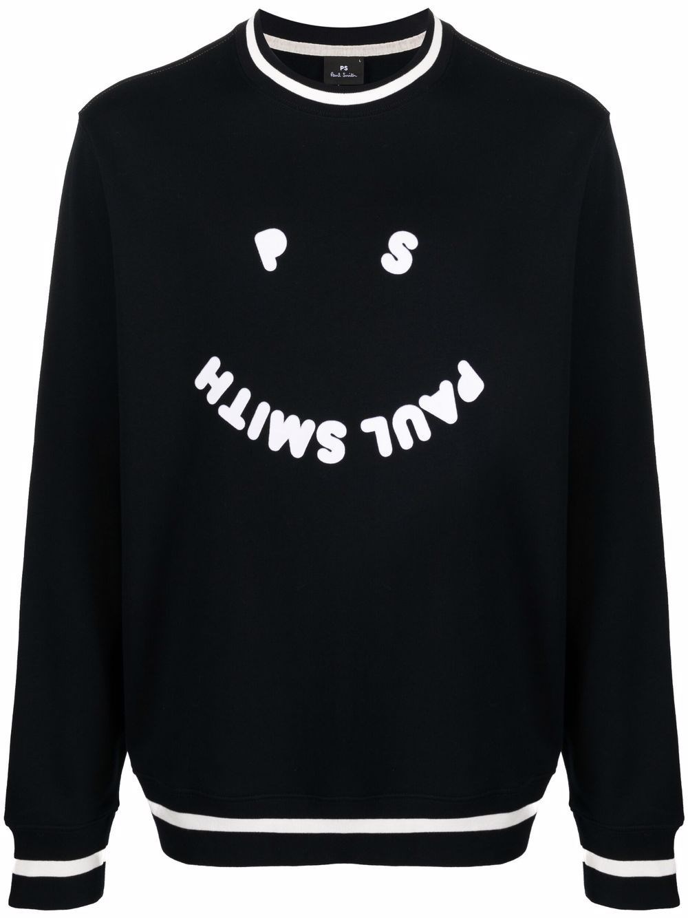 Click to view more detailed imagery on our partner's website Ps By Paul Smith Logo Printed Sweatshirt In Nero