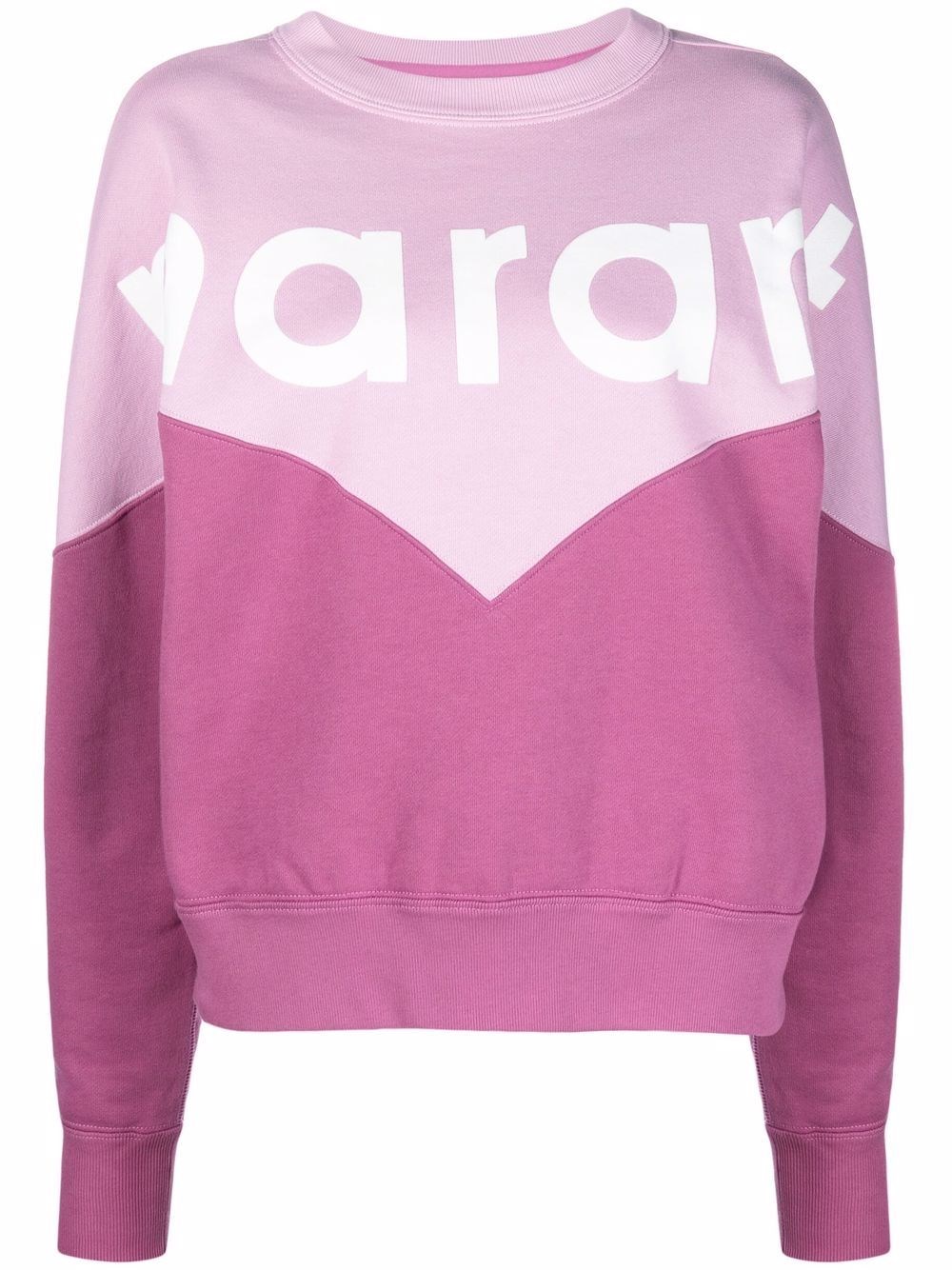 Isabel Marant Étoile Houston Sweatshirt In Rose-pink Cotton In 40rw ...