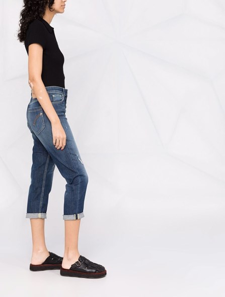 DONDUP jeans con bottoni gioiello | Dante5.com DP268BDS0296D800
