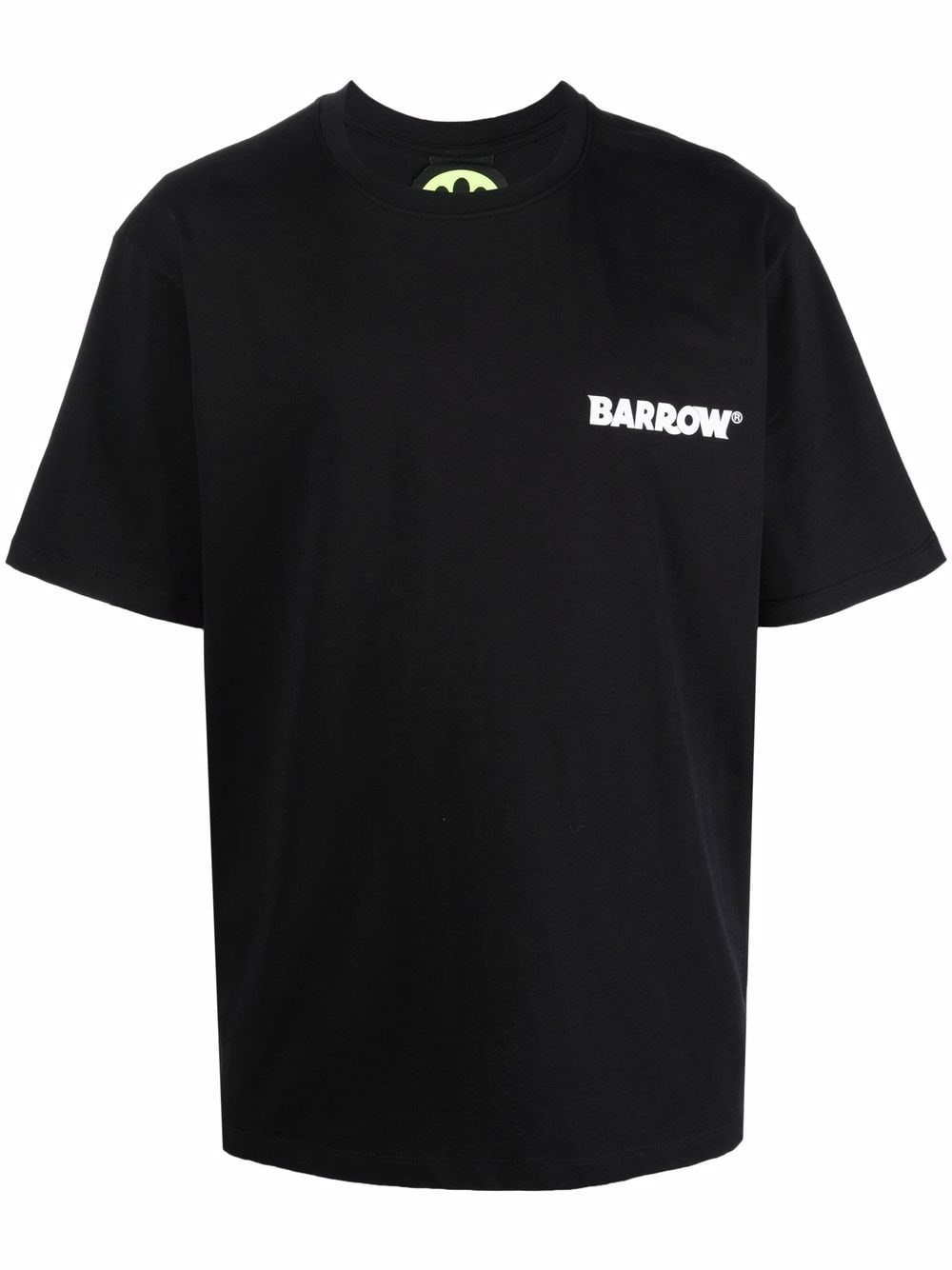 Tシャツ・カットソー BARROW Cotton t-shirt with logo on the front Nero Barrow Cotton T-shirt In Nero/black | ModeSens