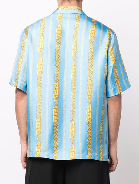 VERSACE CAMICIA IN SETA STAMPATA | Dante5.com 10039261A028145V140