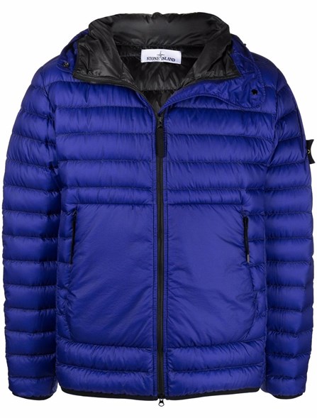 STONE ISLAND PATCH LOGO PUFFER JACKET 