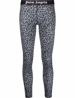 PALM ANGELS Leggings leopardati | Dante5.com PWCD006S22FAB0021001