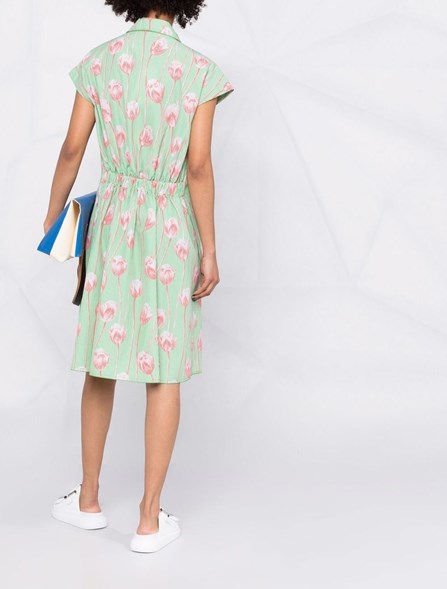 Kenzo コットンブレンドシャツワンピース Dante5 Com Fc52ro0729s757