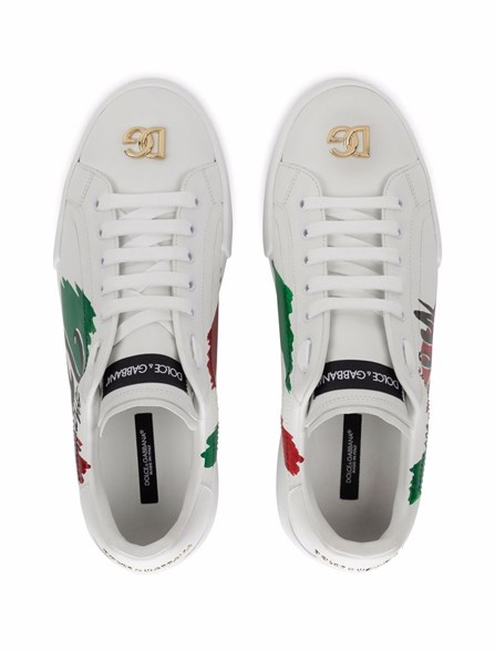 DOLCE & GABBANA PRINTED SNEAKERS  CS1774AV571HW827