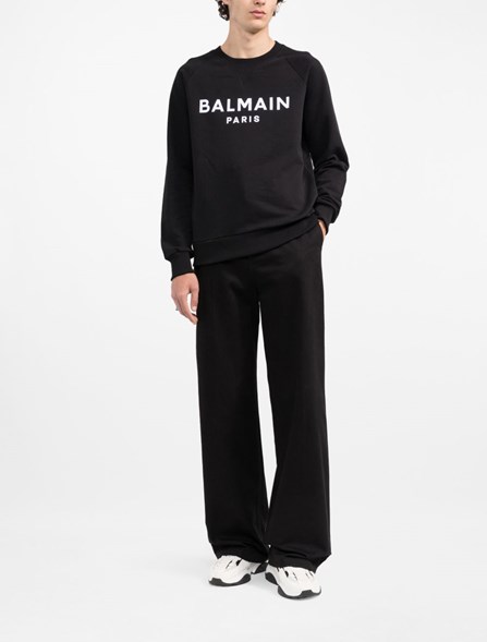 BALMAIN ロゴプリントスウェットシャツ | Dante5.com YH1JQ005BB33EAB
