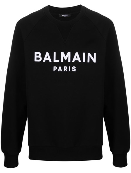 BALMAIN ロゴプリントスウェットシャツ | Dante5.com YH1JQ005BB33EAB