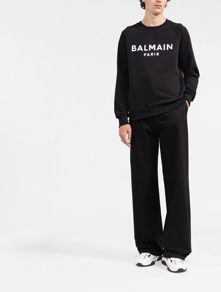 へおすすめ】 BALMAIN - 新品 Balmain Parisロゴプリント スウェット