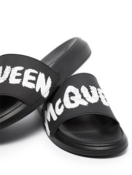 ALEXANDER MCQUEEN - LOGO SANDALS