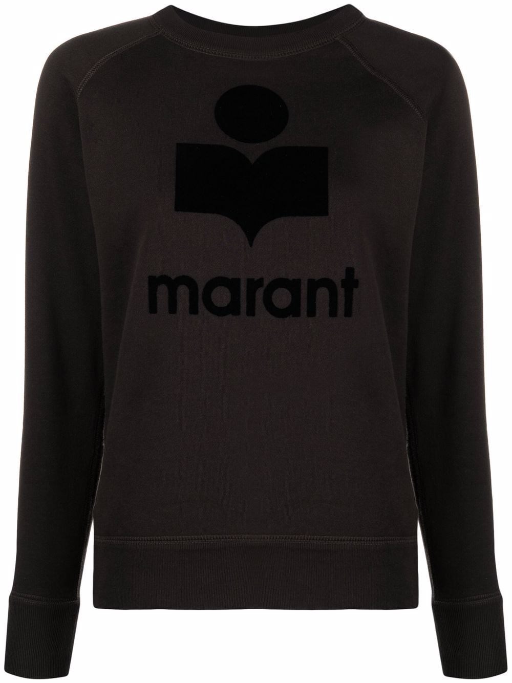 Isabel Marant Étoile Isabel Marant Etoile Milly Logo Sweatshirt In Nero