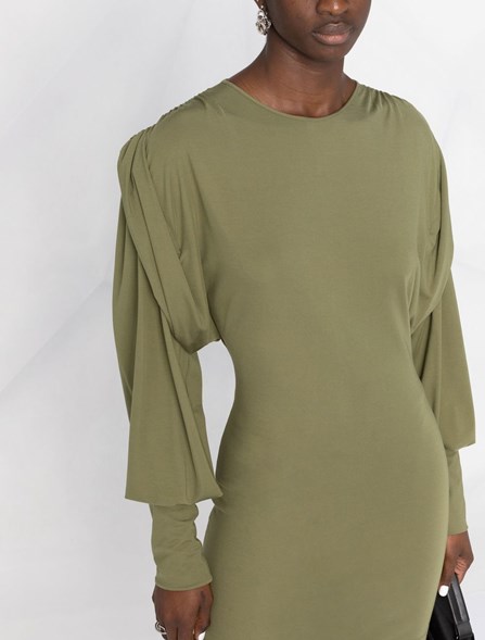 THE ATTICO STRETCH JERSEY DRESS 