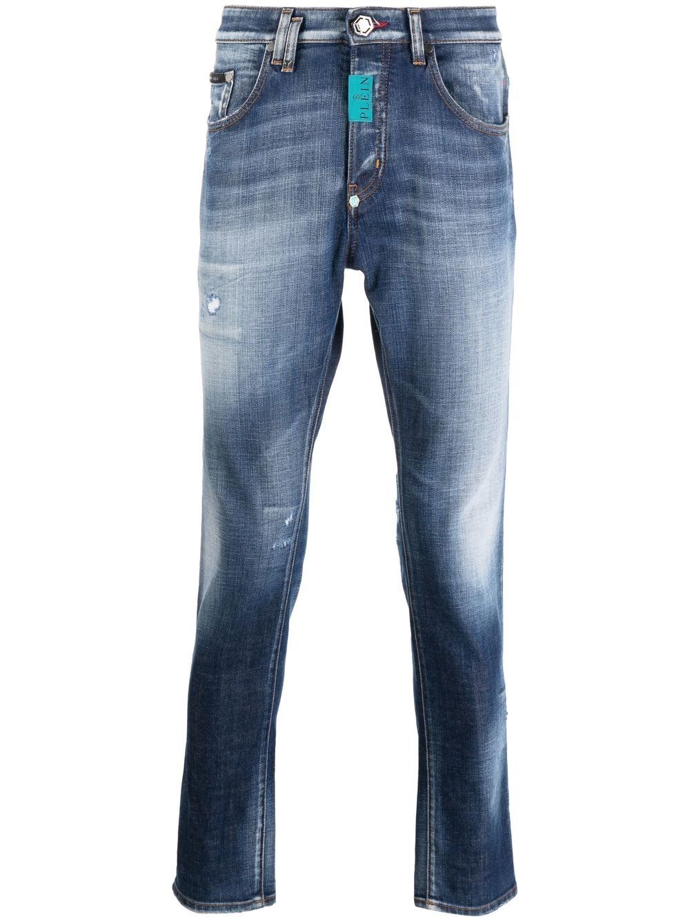 Philipp Plein Blue Skinny Jeans