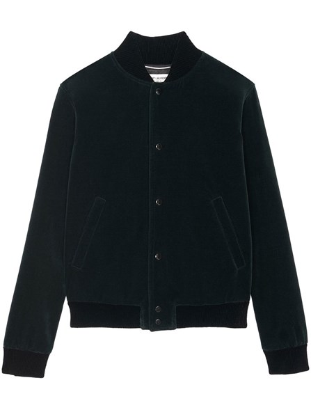 SAINT LAURENT ロゴ入りテディジャケット | Dante5.com 711490Y615W3685