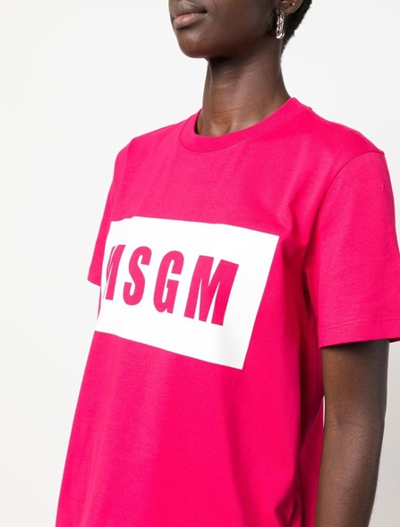 MSGM コットンジャージー T シャツ | Dante5.com 3341MDM52022779814