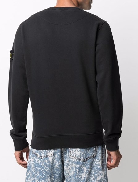 Stone island patch online sweatshirt