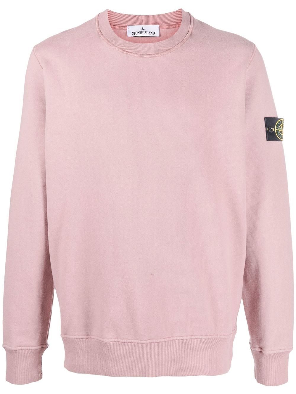 STONE ISLAND ロゴパッチスウェットシャツ 
