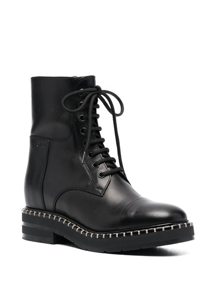 CHLOE' - leather ankle boots