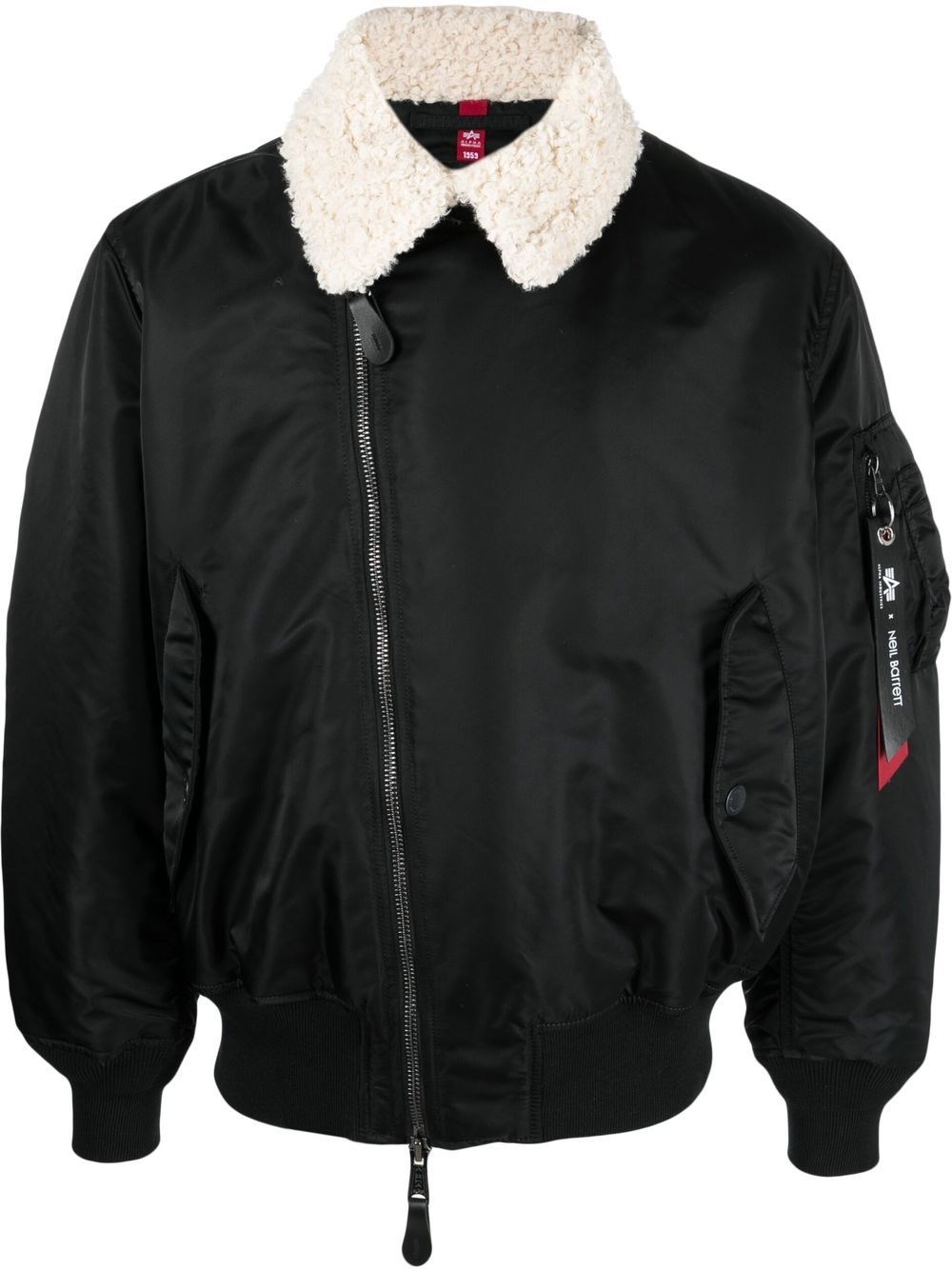 Neil Barrett X Alpha Industries Bomber Jacket In Nero | ModeSens