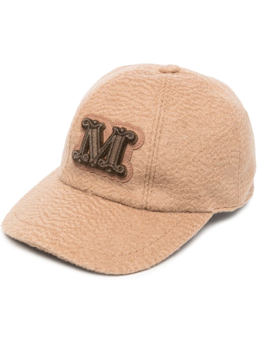 Shop Max Mara Camel Baseball Cap In Cammello