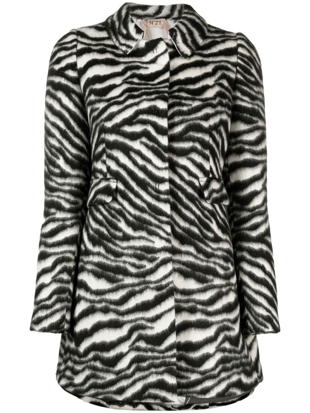 N°21 ZEBRA COAT