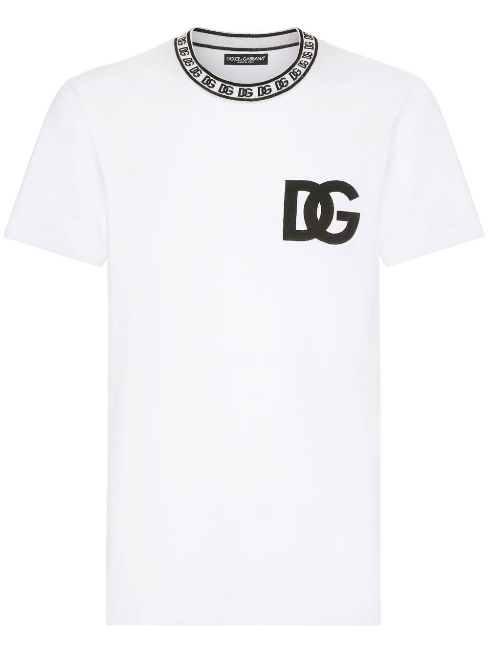 Dolce & Gabbana Dg Logo T-shirt In White