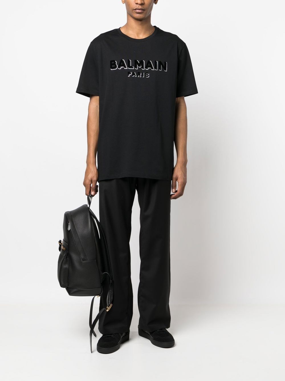 BALMAIN T-SHIRT LOGO | Dante5.com AH1EG010BB99EAC