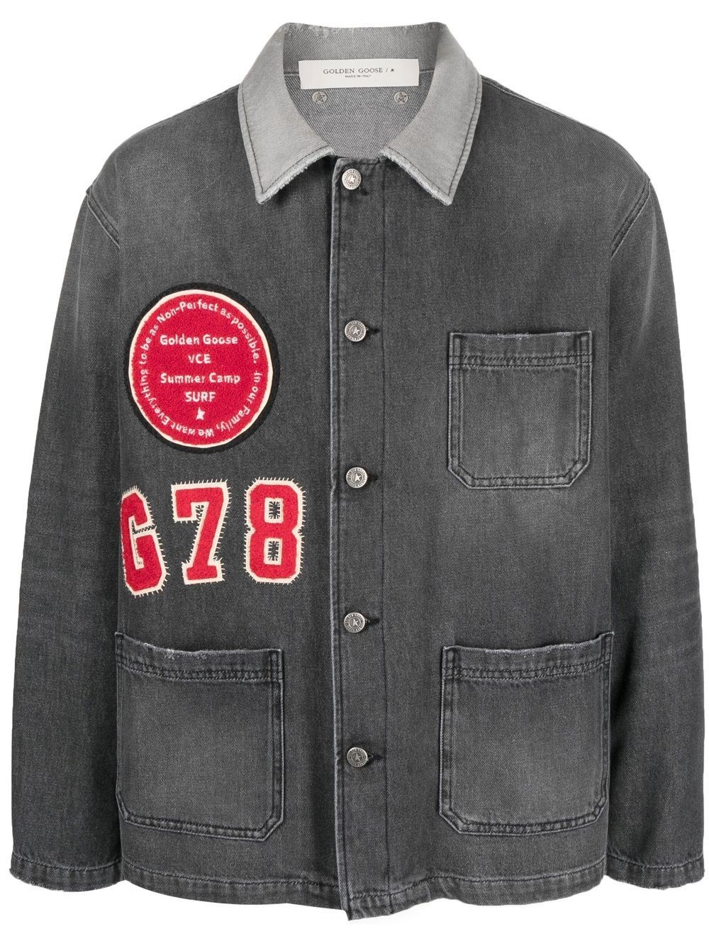 Golden Goose Jacket Field Jacket In Grigio