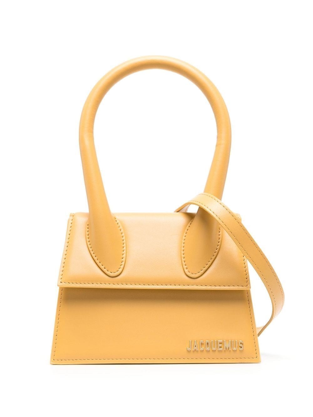 Shop Jacquemus "le Chiquito Moyen" Bag In Yellow