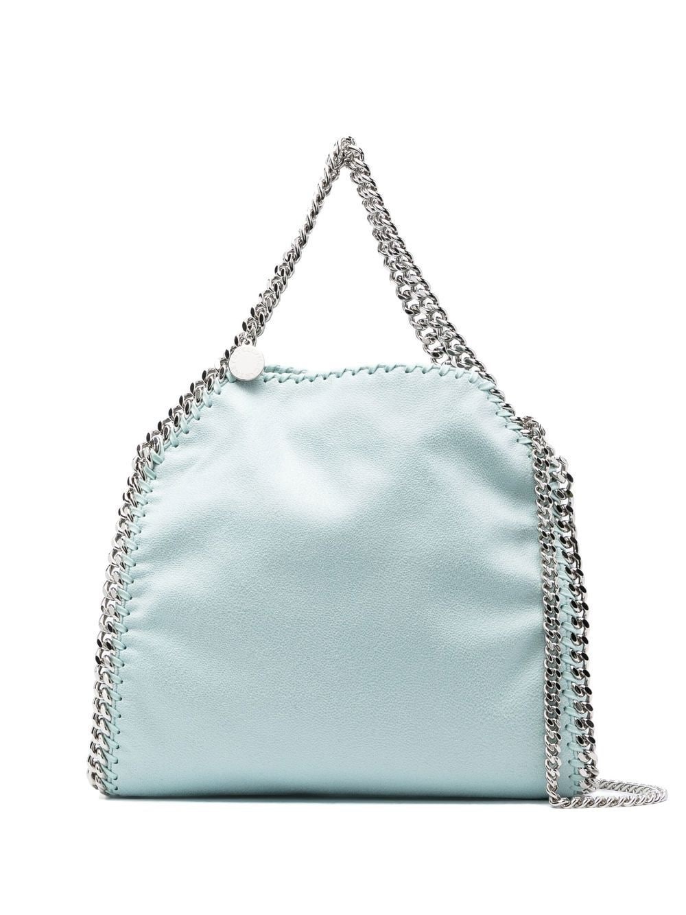 Stella Mccartney Mini Tote Falabella Bag In Azzurro