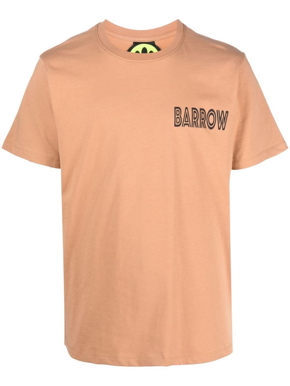 Barrow Printed T-shirt In Neutro