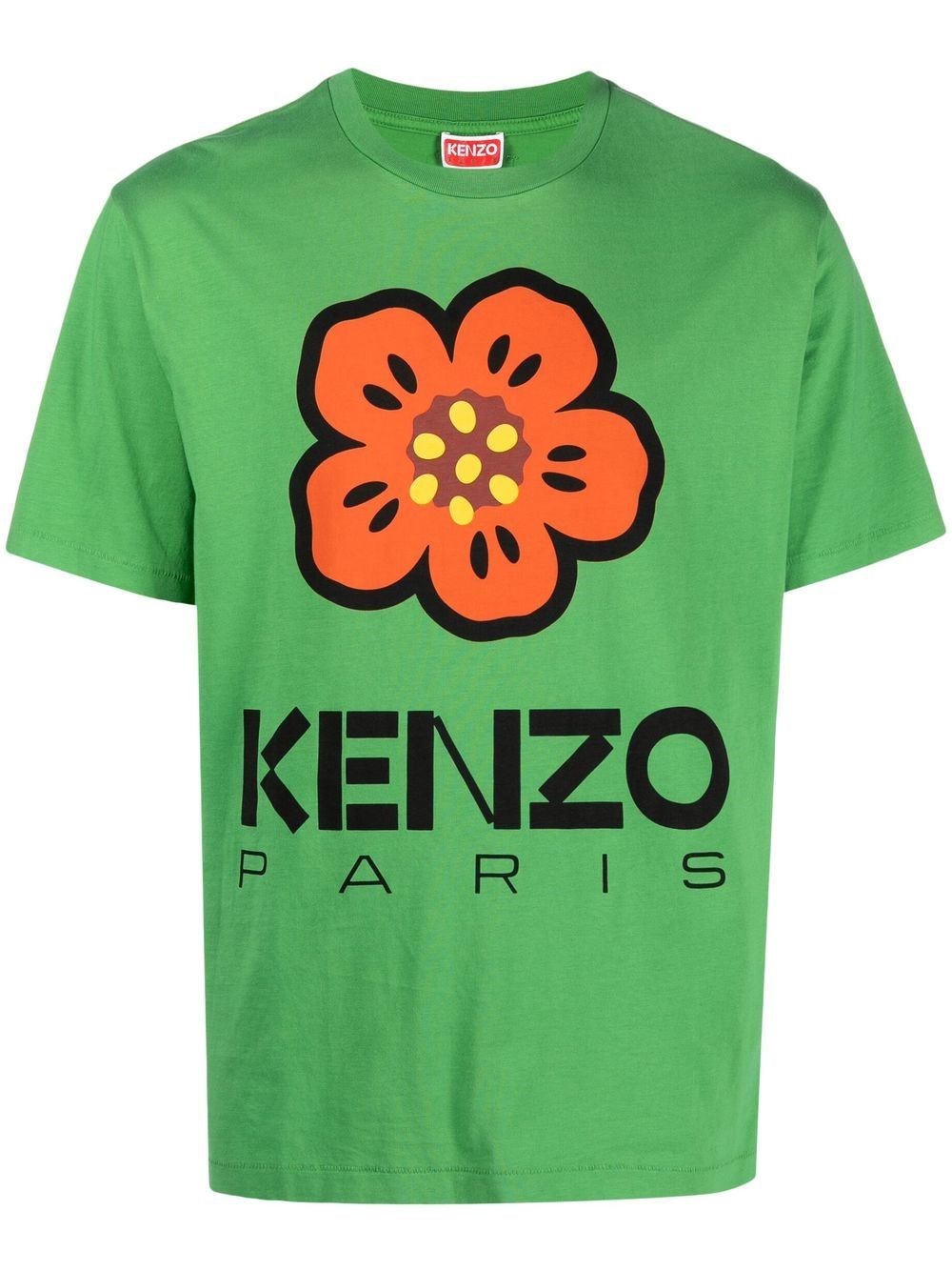 Kenzo Boke Flower Short-sleeved T-shirt In Verde