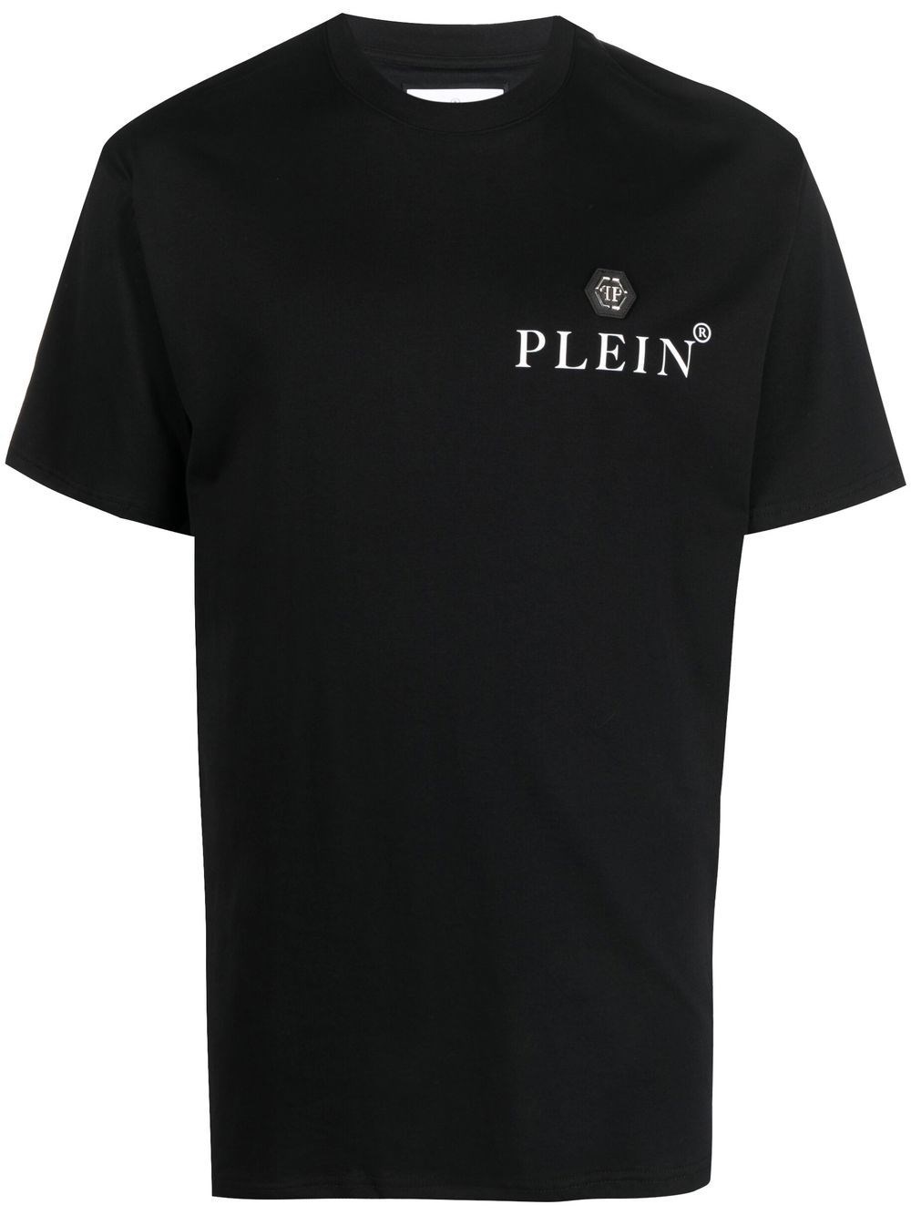 Shop Philipp Plein Logo T-shirt In Nero