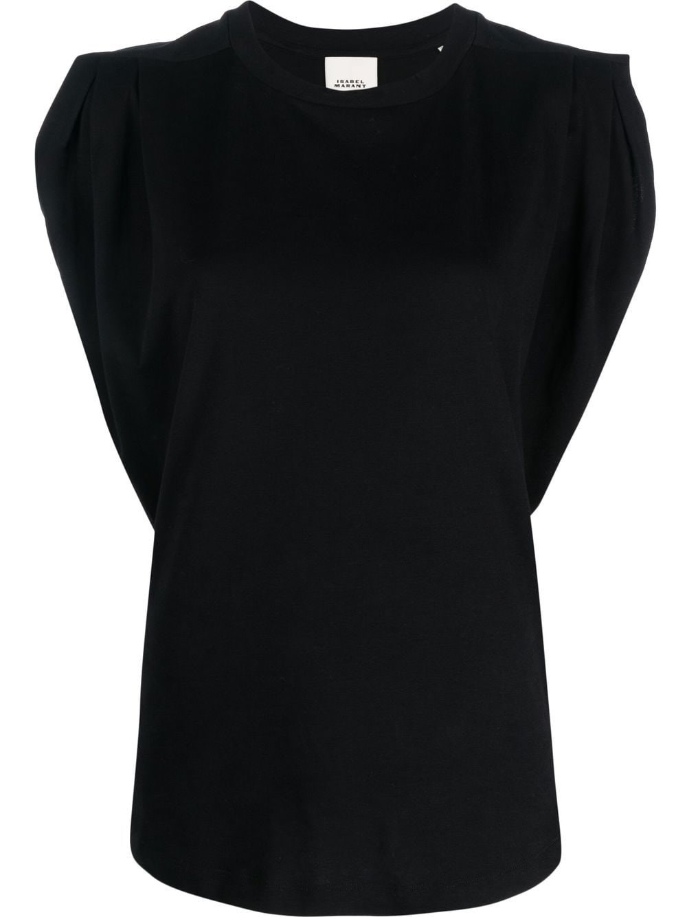 Shop Isabel Marant Cotton T-shirt In Nero