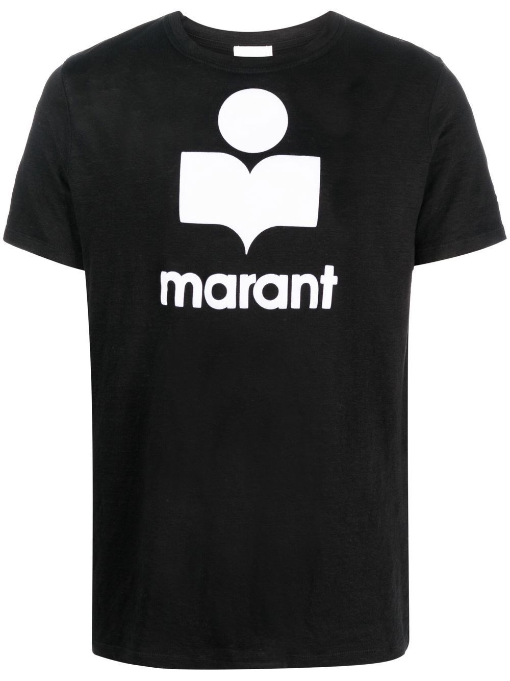 Shop Isabel Marant T-shirt Logo In Nero