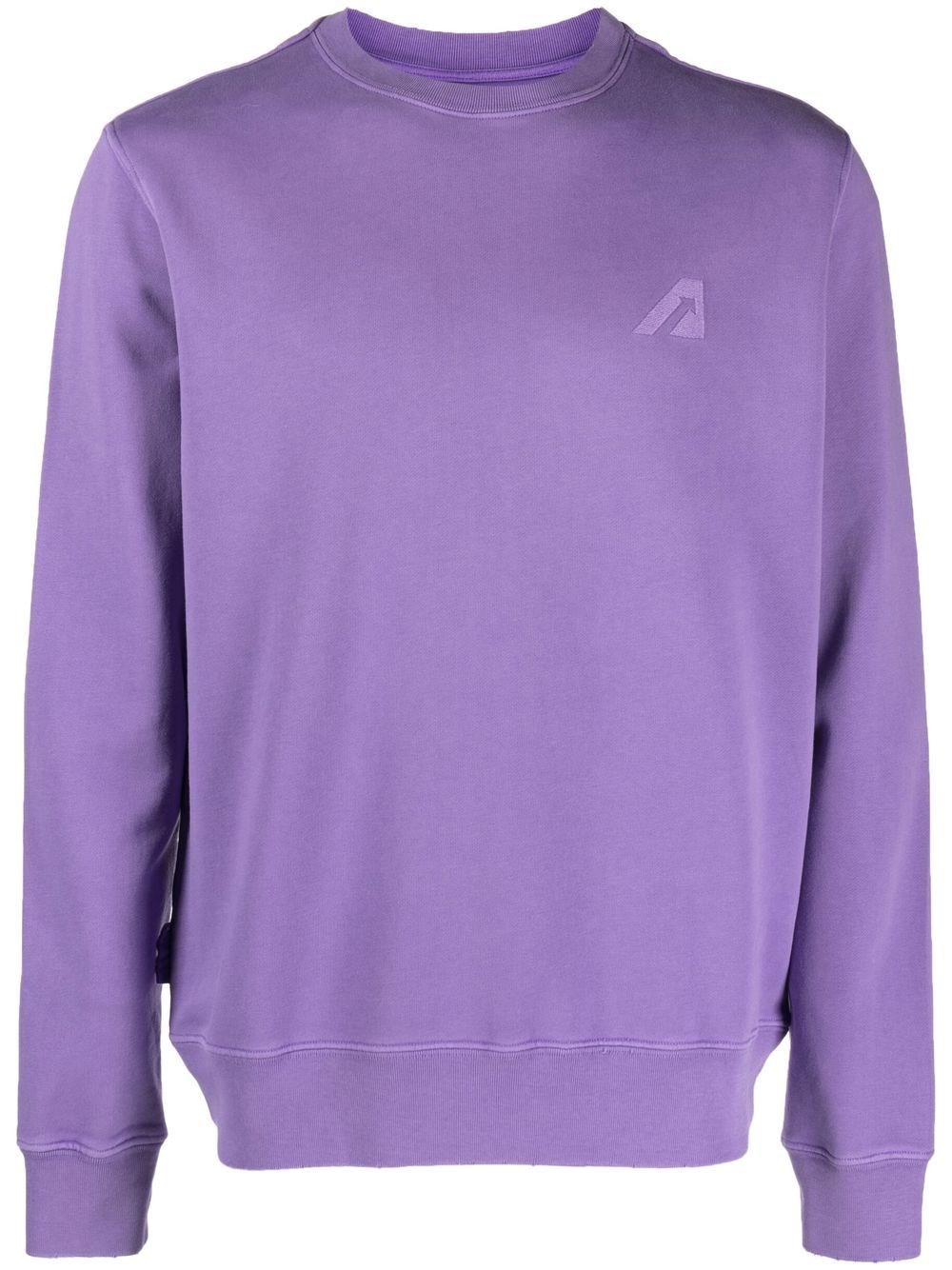 Autry Logo-embroidered Sweatshirt In Viola