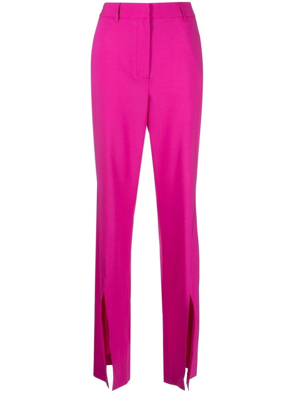 Giuseppe Di Morabito High-waisted Slit-detail Trousers In Fucsia