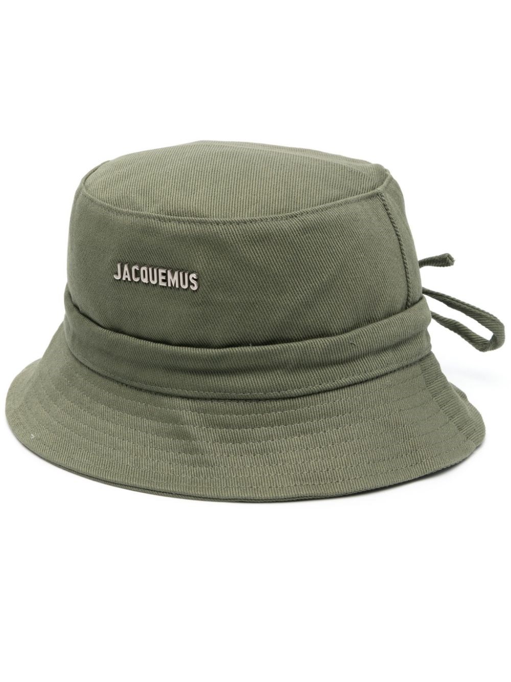 Jacquemus Khaki 'the Gadjo' Bucket Hat In Green