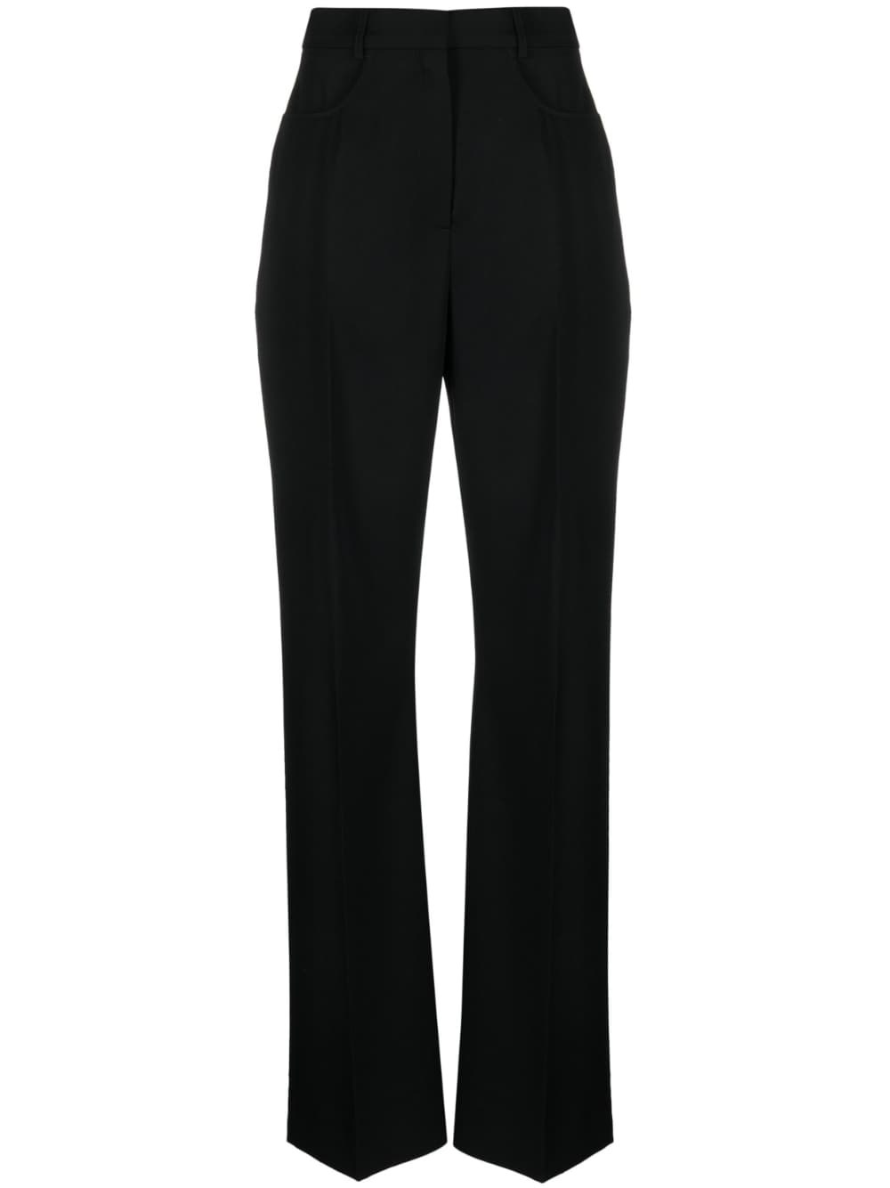 Jacquemus Wool Trousers In Nero