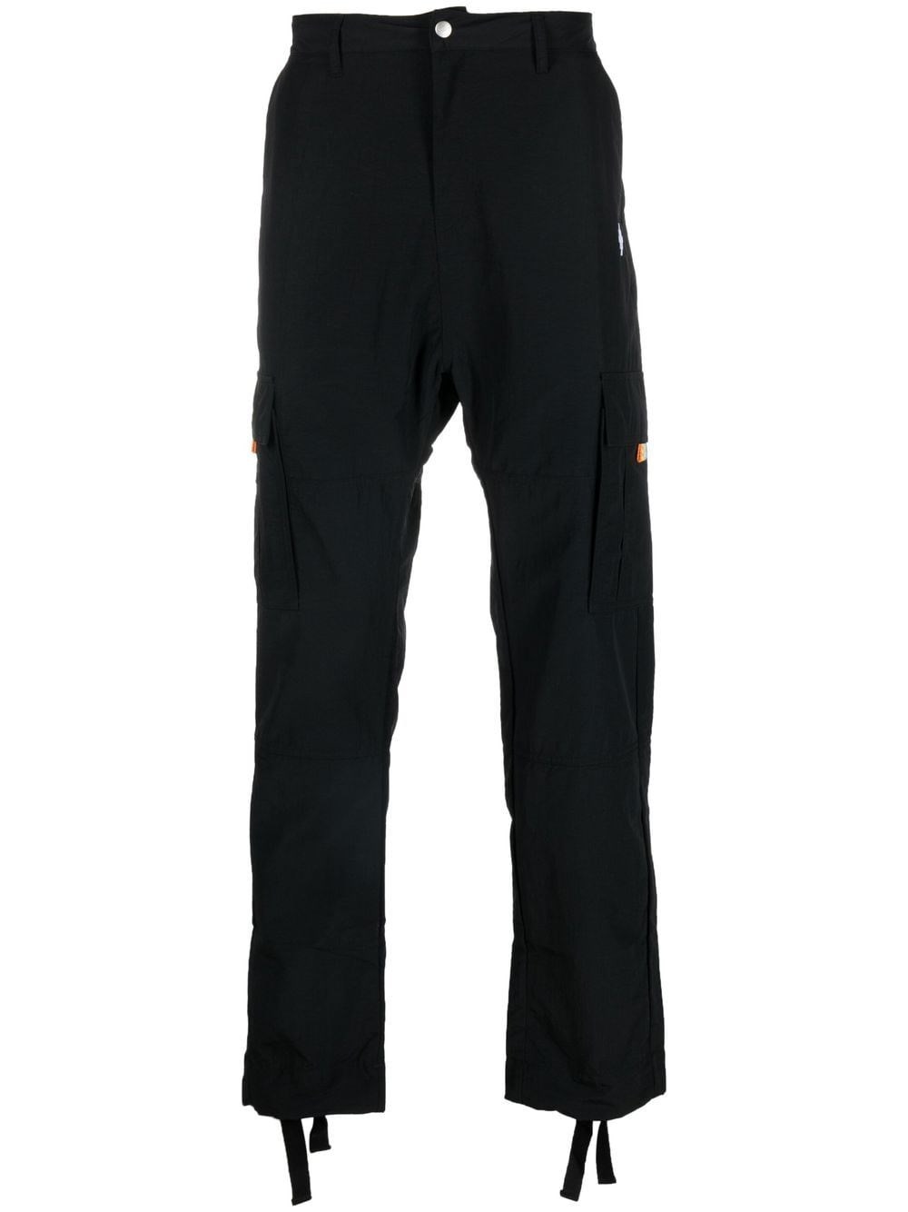 Marcelo Burlon County Of Milan Marcelo Burlon Nylon Cargo Pants In Black  