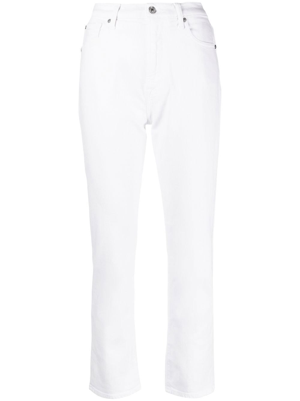 7 For All Mankind Slim Fit Jeans In White